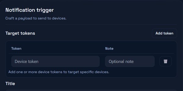 Firebase Notifications Debug Console